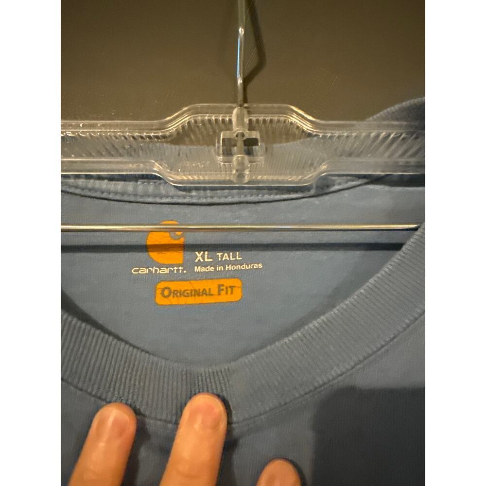 Carhartt men’s blue tshirt XL tall - Picture 2 of 4